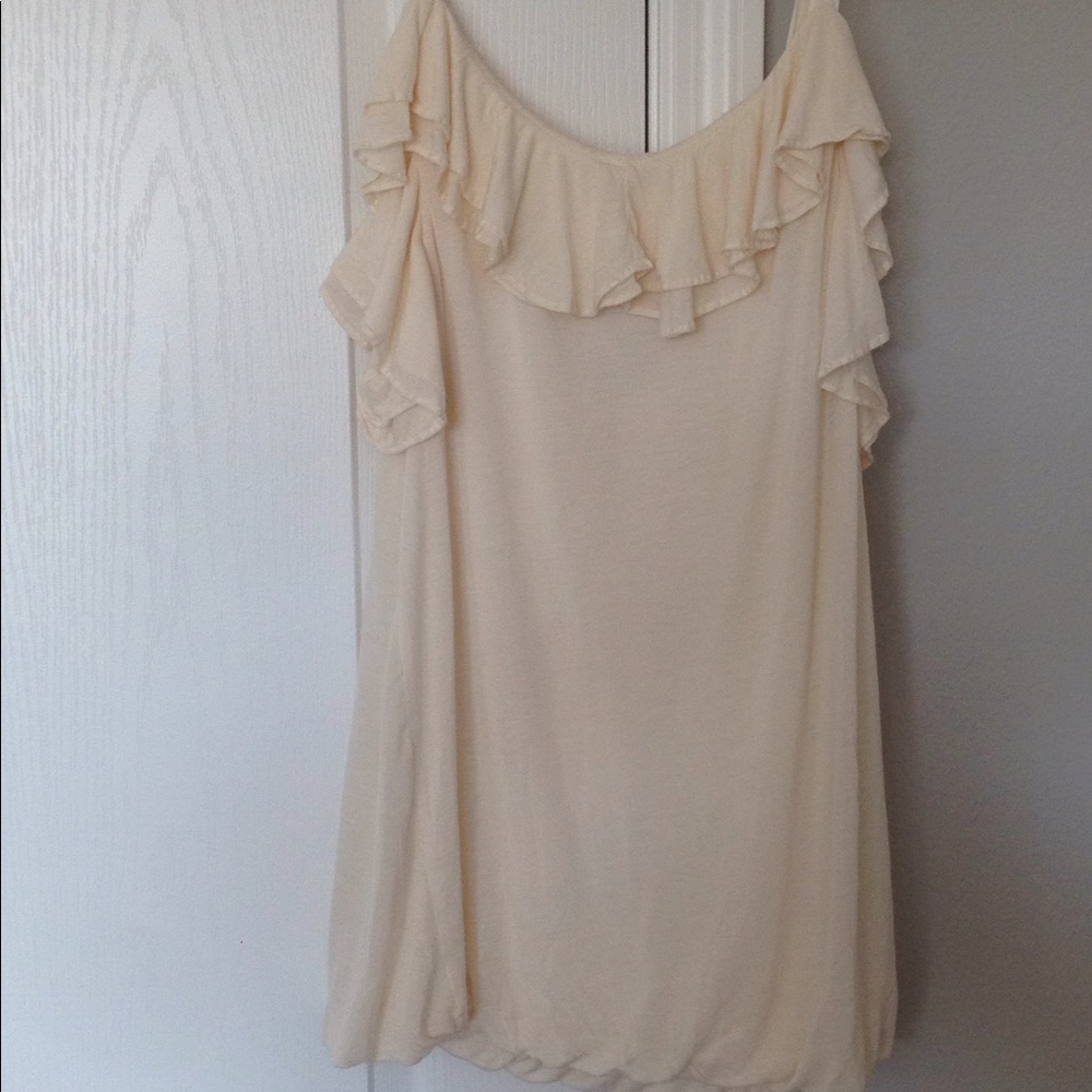 Bordeaux ruffled tank - Picture 4 of 4